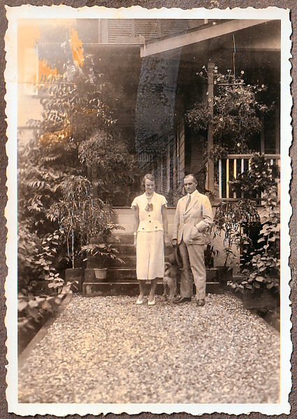 Mr & Mrs Howard Nankivell in Trinidad c.1935